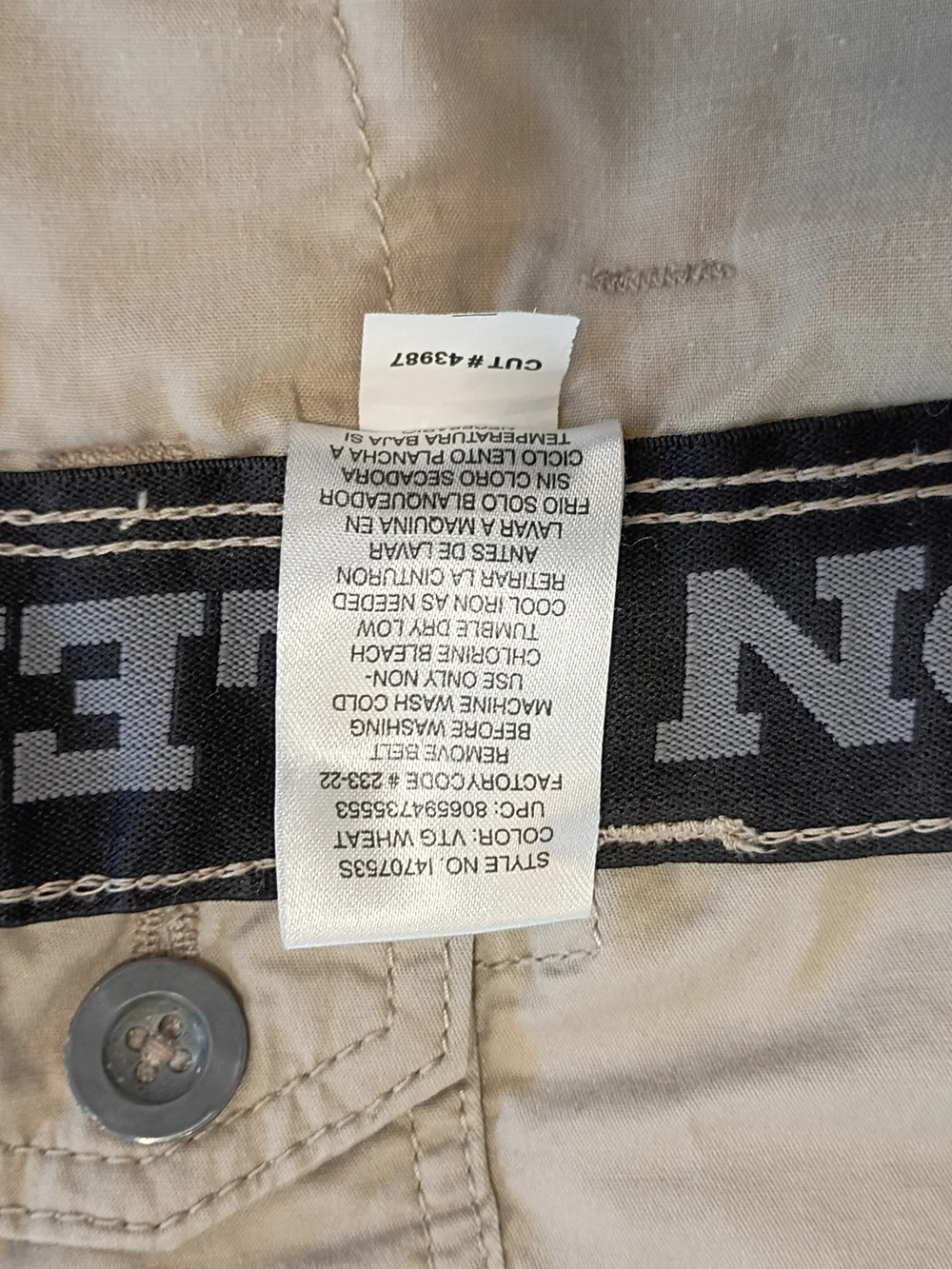 Iron Flex Men's Cargo Shorts Size 40, 98% Cotton, Multipocket
